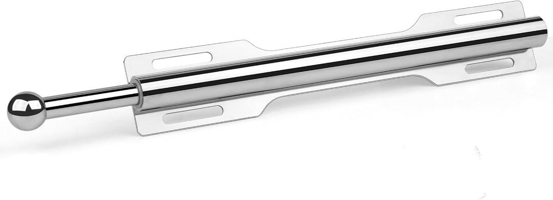Closet Valet Rod Slide Out, Closet Pull Out Rod for Bedroom Laundry Room, Bathroom, Chrome