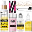 Wig Accessory Essentials Kit Lace Front Wig Glue, Wig Adhesive Extension Spray for Extend Boding Time of Lace Glue, Natural and Gentle Formula Lace & Skin Nutrition Spray Extend Duration of Adhesive