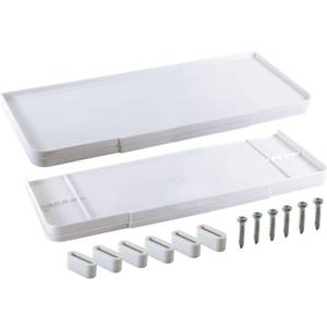 EZ-FLO 40271 Universal Toilet Tank Replacement Cover, White, 9 x 9 x 22.7"