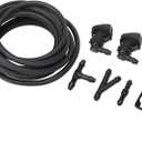 MITZONE Windshield Washer Nozzle Kit - Compatible with 2008-2010 Ford F250, F350, F450, F550 Super Duty - Replace 7C3Z-17603-A