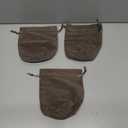 Drawstring Dice Bag Chess bag small pouch hold chess pieces velvet Fabric Dice Pouch cosplay coin pouch Velvet Jewelry Bag Red/Grey/Black (3, Grey)