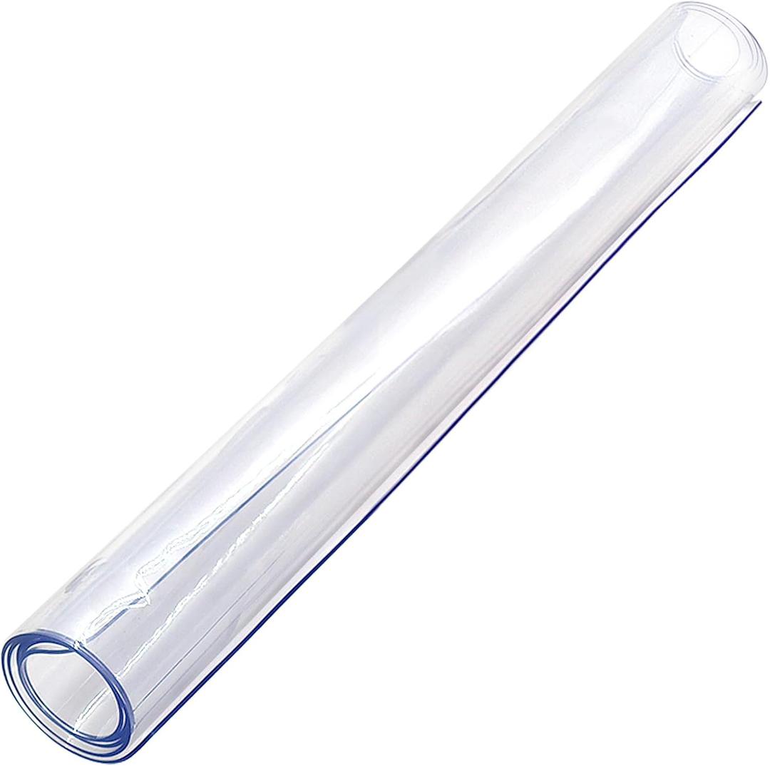 Clear Plastic Table Protector, Transparent PVC Soft Tablecloth with Rounded Corners,1PC Waterproof,Oil Proof and Anti Scalding Table for Kitchen,Dresser,Writing Desk(Clear 0.04''|32 * 32")