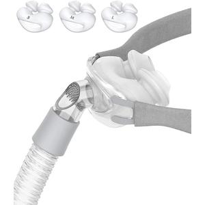 Unsvorns Nasal Pillow Supplies - Includes 3 Packs Nasal Mask Nose Pillows Small, Medium, and Large Nose Cushions - Includes Tube, Frame, and Strap (p2)
