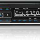 JSD-520 Car Stereo Audio Single Din Bluetooth Handsfree FM Radio Receiver USB Charging/MP3/AUX/TF, No CD Player