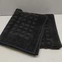 BEQHAUSE Dirt Trapper Door Mat 32" x 48", Waffle Door Mats Indoor Entrance, Dog Doormats for Mud Paws Absorbent and Dirt Resist Floor Mats Non-Slip Washable Rugs for Entryway Welcome Mat, Black