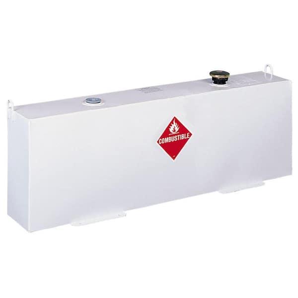 Jobox Vertical Steel Liquid Transfer Tank in White 36 Gallons