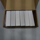 Blulu 6 Pack Heavy Duty Lock for Shipping Container with Stainless Steel Keys Stainless Steel D-Shaped Padlock for Garage Door, Shed, Storage Unit, Locker, and Warehouse (80 mm)