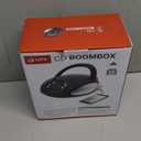 GPX, Inc. Portable Top-Loading CD Boombox with AM/FM Radio and 3.5mm Line in for MP3 Device - Black (Pack of 1)