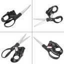 Professional Laser Guided Sewing Scissors for Home Craft Wrapping Gift Fabric Sewing Cut Straight Fast for Fabric Paper Crafts | Upgraded Ergonomic Handle