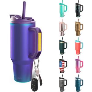 Frost Buddy Thicc Buddy - 30 oz Stainless Steel Vacuum Insulated Tumbler with Lid and Straw for Water - Travel Mug Cupholder Friendly - Gifts for Women Men Him Her (Nebula) Frost Buddy Thicc Buddy - 30 oz Stainless Steel Vacuum Insulated Tumbler with Lid and Straw for Water - Travel Mug Cupholder Friendly - Gifts for Women Men Him Her (Nebula)