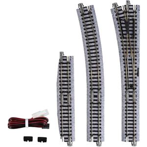 Kato USA, Inc. N #4 Remote Left-Hand Turnout, KAT20220