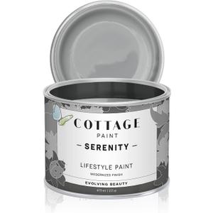 Serenity Silk All-in-One Mineral Chalk Paint for Furniture, Home Decor, Cabinets and DIY Crafts - Built-in Topcoat - (16oz, Burnt Embers)