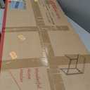 WOHOMO Folding Desk, 39.4" Narrow Writing Foldable Desk, Space-Saving Laptop Table, Easy Assemble Workstation for Home Office, Black (Large Size: 39.4 x 15.7)