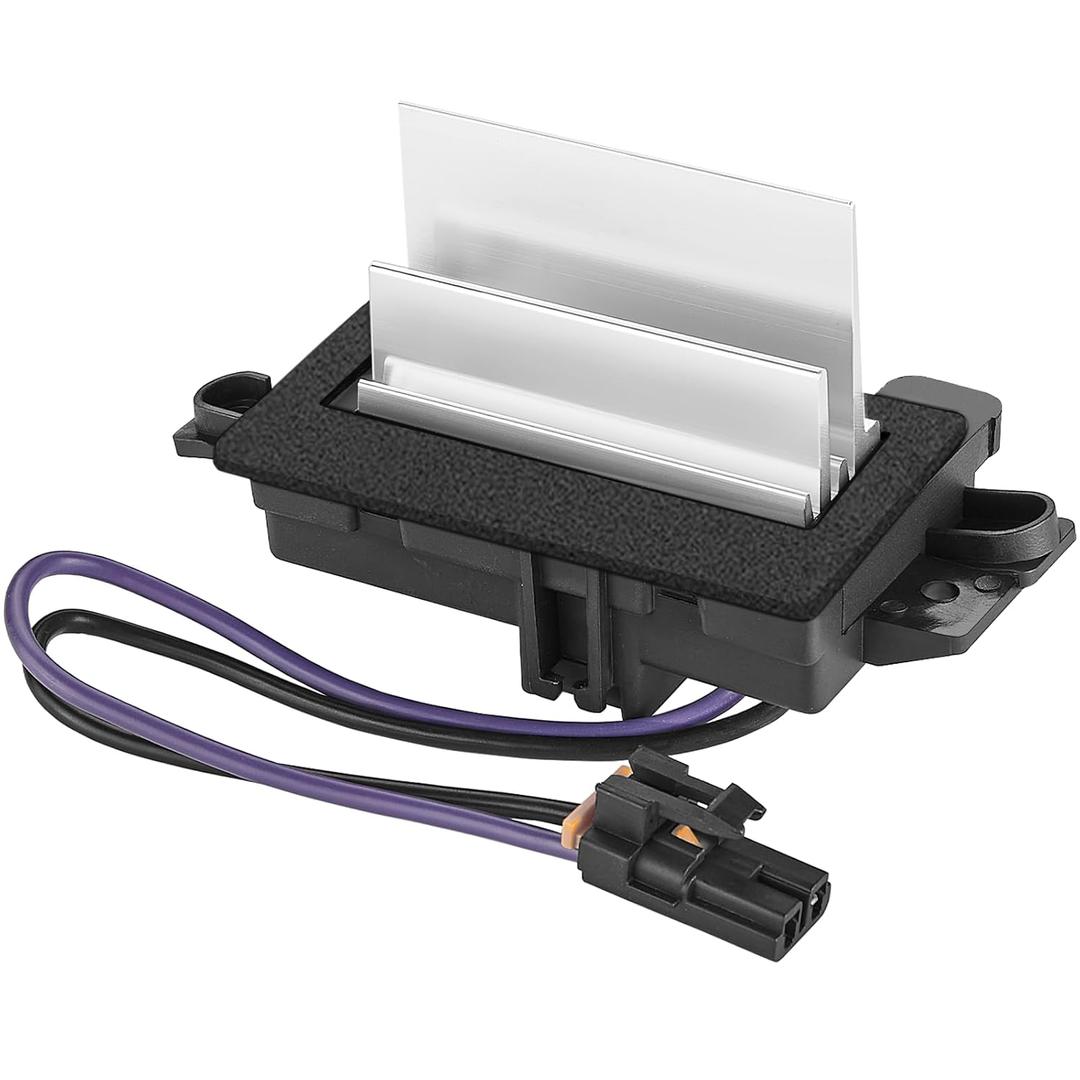 HVAC Blower Motor Resistor AC Blower Control Module Compatible with 2003-2007 Chevrolet Silverado Avalanche Suburban Tahoe, GMC Sierra Envoy Yukon, Cadillac Escalade (1)