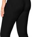 Hybrid & Company Women's Butt Lift Super Comfy Stretch Denim Capri Short Jeans Q43300 Black 7, M