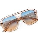 livho Trendy Polarized Square Aviator Sunglasses Women Men Square Eyewear Frame, Retro Sun Glasses for Women Men 2025 Shades