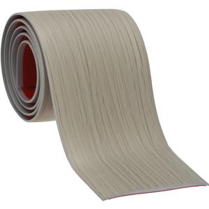 PATIKIL Self Adhesive Floor Transition Strip 10 ft x 3" Vinyl Flat Divider Flooring for Joining Floor Gaps Carpet Transition Floor Tiles, Gray Wood Grain
