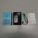 BORUIT EV10 EDC Keychain Flashlight Super Bright USB-C Rechargeable - 15 Modes Small Multifunctional Flashlights with Clip Magnetic Ambient and Warning LED Lights, Aluminum Black