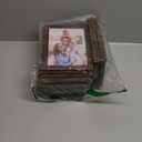 PETAFLOP Wooden 5x7 Picture Frame Set of 18, Rustic Brown Photo Frames Fits 5 by 7 for Wall or Tabletop Display