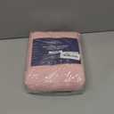 Whitney Home Textile Rose Pink Duvet Cover Set Twin Size - 2 Piece Luxury Soft Cooling Duvet Cover with Zipper Closure and Pillow Sham, Breathable Washed Brushed Microfiber, Comforter Not Included