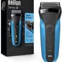 Braun Electric Razor for Men, Series 3 310s Electric Foil Shaver, Rechargeable, Wet & Dry (1 Count (Pack of 1), Blue)