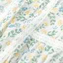 Simplee kids Baby Girls Romper Sleeveless Summer Outfits Rompers baby rompers girl Floral Pattern Button One Piece Outfit (6-12 Months, Bb-blue-yellow Floral)