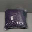 Przemy Fluffy Runner Rug for Bedroom Living Room, 2x6 Feet Dark Purple Shag Area Rugs, Soft Fuzzy Carpet for Bedside Nursery Kids Room College Dorm, Plush Throw Rug for Home Decor