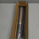 Small Curtain Rods for Windows 30" to 45" 5/8 Inch Standard Decorative Black Curtain Rod with Brackets Easy to Install for Bedroom Living room Kitchen (30",45")