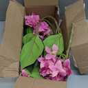 Artificial Hydrangea Flowers Real Touch Faux Hydrangeas Flower 7 Inch Large Hydrangea Heads with Unique Petal Shape, 23.6" Long Pink Hydrangeas Stems for Vase Wedding Home Table Centerpiece Decor