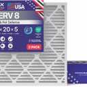 BNX TruFilter 20x20x5 (19.88’’ x 19.88’’ x 4.38‘’ Honeywell Compatible 4”) MERV 8 Air Filter (2-Pack) - MADE IN USA - HVAC AC Furnace Filters Dust, Pet, Mold, Pollen MPR 600 FPR 5