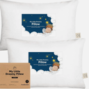 KeaBabies Toddler Pillow - Soft Organic Cotton Kids Pillows for Sleeping - Travel Pillow for Kids Age 2-5 2PACK