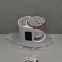 3 IN 1 Electric Makeup Brush Cleaner,Automatic Makeup Brush Cleaner with Makeup Brush Dryer,Portable USB Deep Cleaning for All Size Beauty Makeup Brush Set,Blush Brush,Sponges (White)