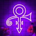 Prince Purple Symbol Neon Signs for Wall Decor,Dimmable Music Singer Love Symbol Sign,USB Powered Neon Light for Dorm Man Cave Bar Music Studio Party Birthday Gifts(11.8 * 13.3in)