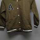 Cakaner Boys Color Block Button Down Shirt and Jogger Pants Button Up Sweatsuits Sets (Size: 5-12T) (6-7 Years, Green)