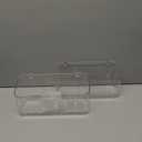 Bath Toy Storage Holder for Bathtub, Clear Bath Toy Organizer Large Capacity Bathtub Toy Storage Shower Caddy for Bathroom (2 Large)