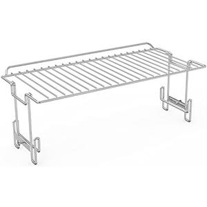 onlyfire Griddle Warming Rack Fits for 17" Blackstone Griddles, One-Step Clip On Attachment, Portable and Detachable