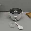 Aroma Housewares Aroma 6-cup (cooked) 1.5 Qt. One Touch Rice Cooker, White (ARC-363NG), 6 cup cooked/ 3 cup uncook/ 1.5 Qt.