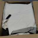 230L (60 Gal) Extra Large Fashion Laundry Sorter 3 Section with Lid, Rolling Laundry Basket Hamper with Handle, Laundry Organizer Storage Cart with Sturdy Metal Frame for Laundry Room, Hotel, White