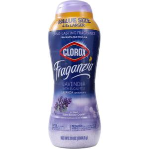 Clorox Fraganzia Laundry Scent Booster Crystals in Lavender with Eucalyptus Scent - Scented In-Wash Freshener Beads for Fresh, Clean, Great Smelling Clothes and Linens, 70 Oz (70 Ounce (Pack of 1))