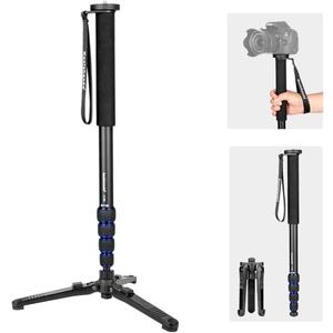 Koolehaoda Extendable Camera Monopod with Foldable Tripod Support Base, Aluminium Alloy, 20-66inch Adjustable Portable Travel Monopod for Nikon Sony DSLR, Maximum Load of 5 kg (K-288+M3)