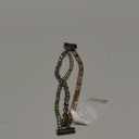 VISOOM Unique Beaded Bracelet Compatible for Samsung Galaxy Watch 8/7/6/5/4 40/44mm Bands/Active 2 Watch 4 Classic 42mm Band Women, 20mm Handmade Cute Stretchy Boho Bracelet for Galaxy Watch 5 pro (Small, Silver)