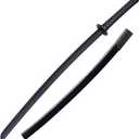 Japanese Katana Sword - Polypropylene Black Blade with Saya, Samurai Training Sword for Cosplay, 40.1 inches