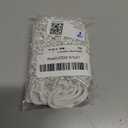 JEAIRTS Rhinestone Head Scarf Sparkly Mesh Headband Stretchy Crystal Nightclub Headwrap Rave Hair Accessories for Women (2-White, Free Size) (1 Count (Pack of 1))