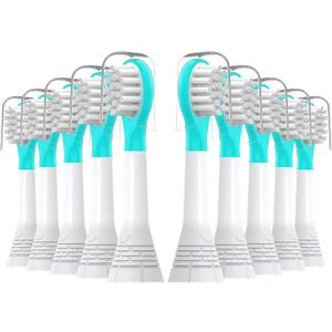 Kids Replacement Toothbrush Heads 10 Pack for Philips Sonicare Electric Toothbrush Soft Brush Head for Child 3-7 for Boy Girl,Blue