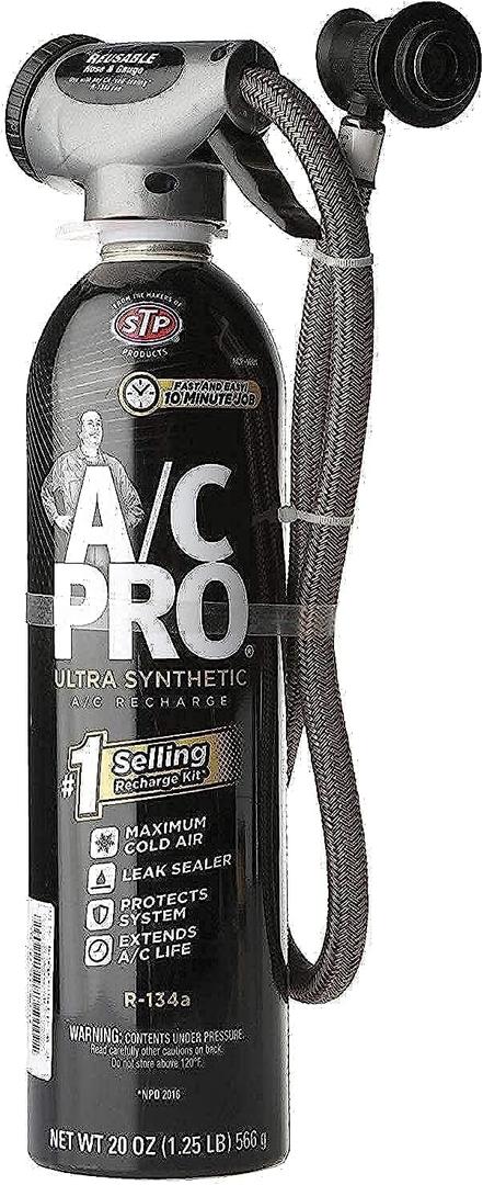 InterDynamics A/C Pro Recharge R-134a Freon Gas (20 Ounces) USA