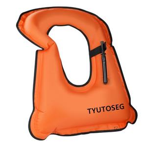 Inflatable Snorkel Vest Adult, Snorkeling Jackets,Buoyancy Vest for Snorkeling Boating, Safety Load Up to 220 Ibs