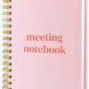 Lamare Meeting Notebook for Work Organization – Perfect Work Notebook for Note Taking, Meeting Planner and Office Supplies for Men & Women