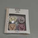 BIBS Pacifiers - Color 4 Pack | Round Nipple Baby Pacifier | BPA Free Natural Rubber Latex Soother | Made in Europe | Size 0-6 Months | Girl Colors