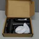 Massage Gun, Muscle Massage Gun for Athletes Handheld Electric Deep Tissue Back Massager, Percussion Massage Device for Pain Relief with 30 Speed Levels 9 Heads Black