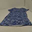Inadays Women's Cotton Nightgown Sleepwear Short Sleeves Nightshirt Casual Print Sleepdress Loose Comfy Pajama XL